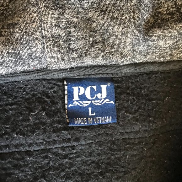 PCJ Heavyweight Sweat Pants Set Full Zip With Hoodie Embellished L - Picture 7 of 13